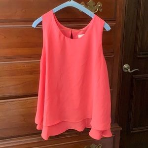 Ann Taylor LOFT Pink Top